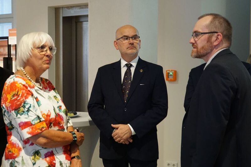 The opening of a travelling exhibition on the Reichskriegsgericht, Reich Court-Martial in World War II, Halle Germany 29 August 2024, fot.Sebastian Kaniewski, IPN