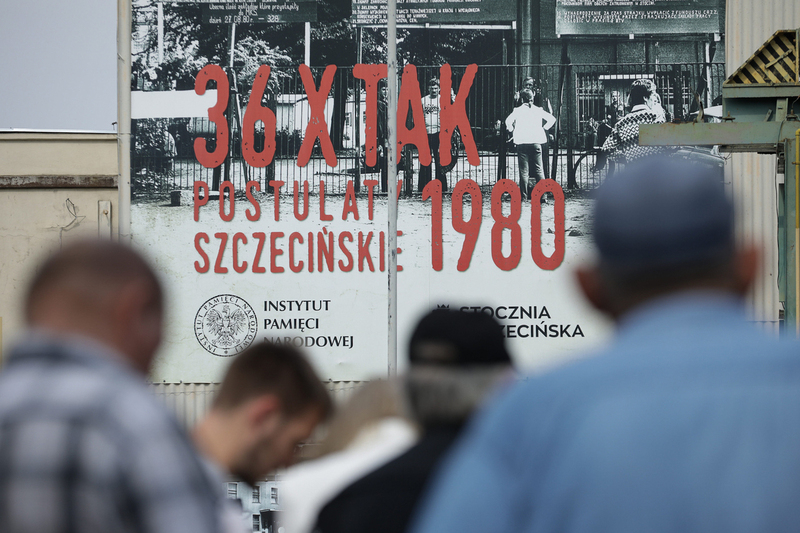 Celebrating the 44th anniversary of the signing of the August Agreements, Photo: Mikołaj Bujak, IPN