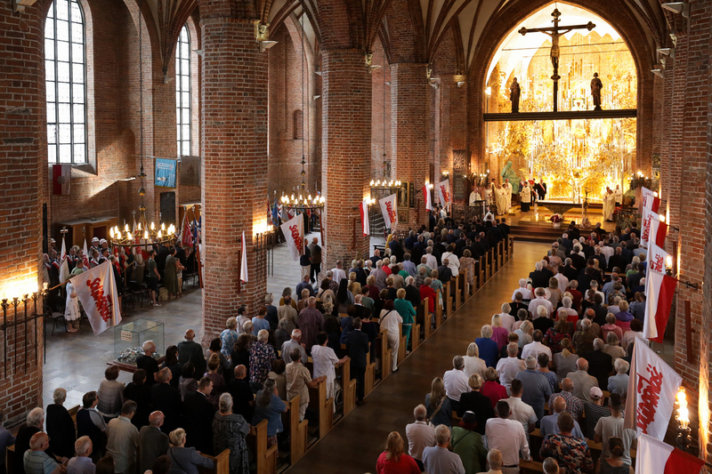 Celebrating the 44th anniversary of the signing of the August Agreements, Gdańsk, Photo: Mikołaj Bujak, IPN