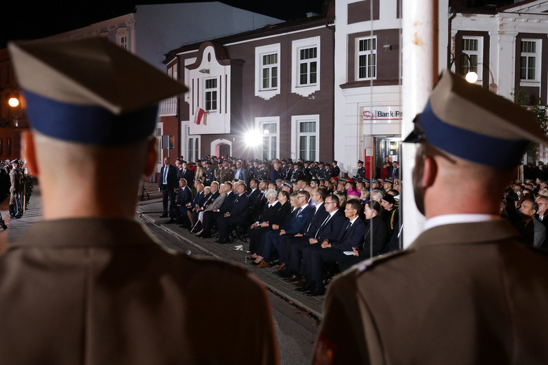The official commemoration of the 85th anniversary of the outbreak of World War II,  Wieluń, 1 September 2024; photo: Mikołaj Bujak, IPN