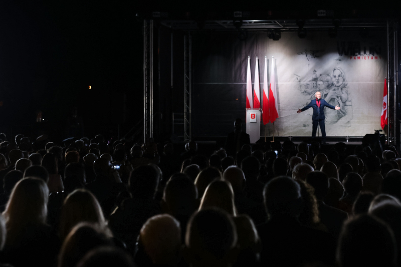 The official commemoration of the 85th anniversary of the outbreak of World War II,  Wieluń, 1 September 2024; photo: Mikołaj Bujak, IPN