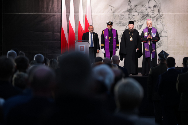 The official commemoration of the 85th anniversary of the outbreak of World War II,  Wieluń, 1 September 2024; photo: Mikołaj Bujak, IPN