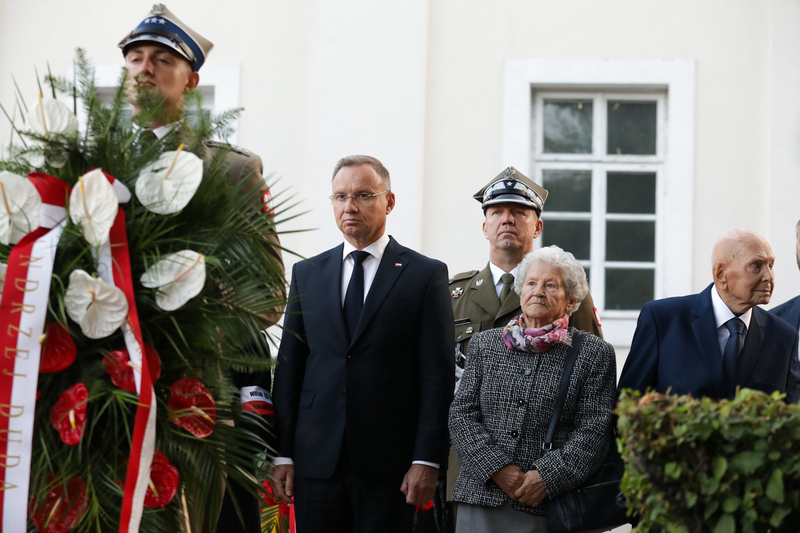 The official commemoration of the 85th anniversary of the outbreak of World War II,  Wieluń, 1 September 2024; photo: Mikołaj Bujak, IPN