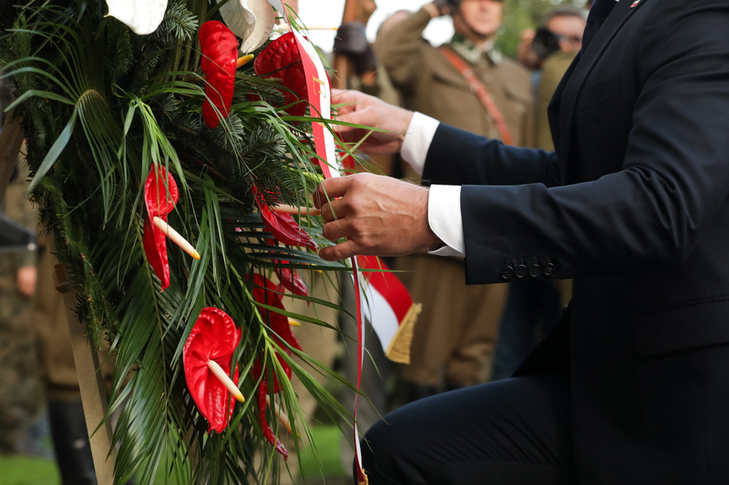 The official commemoration of the 85th anniversary of the outbreak of World War II,  Wieluń, 1 September 2024; photo: Mikołaj Bujak, IPN