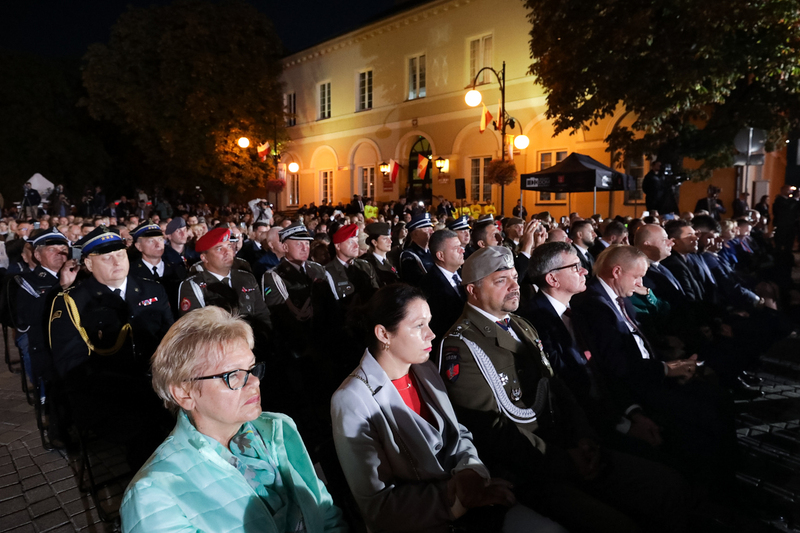 The official commemoration of the 85th anniversary of the outbreak of World War II,  Wieluń, 1 September 2024; photo: Mikołaj Bujak, IPN