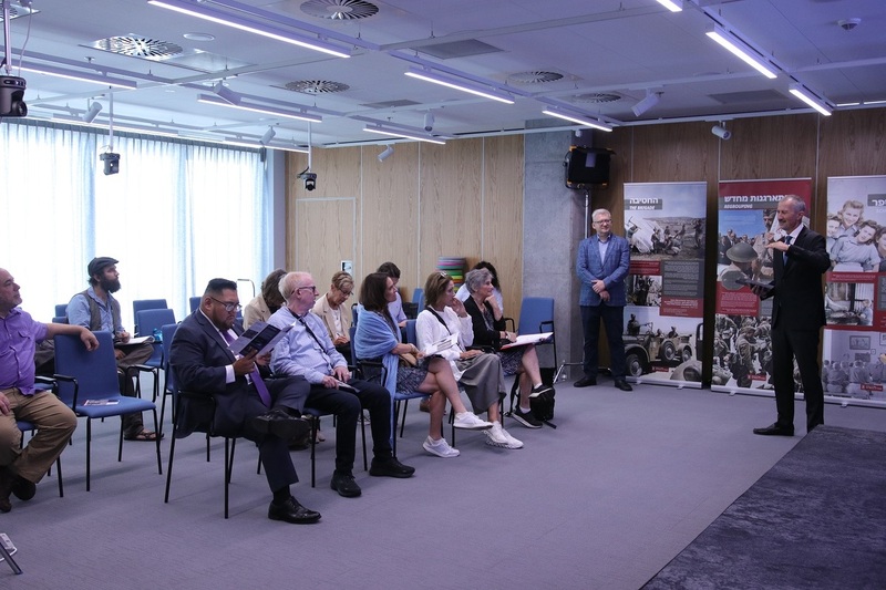 Representatives of Jewish communities from the USA at the IPN’s Central History Point – 2 September 2024; photo: Agnieszka Szajewska (IPN)