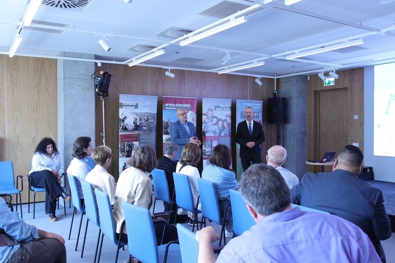Representatives of Jewish communities from the USA at the IPN’s Central History Point – 2 September 2024; photo: Agnieszka Szajewska (IPN)