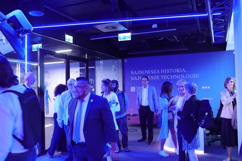 Representatives of Jewish communities from the USA at the IPN’s Central History Point – 2 September 2024; photo: Agnieszka Szajewska (IPN)