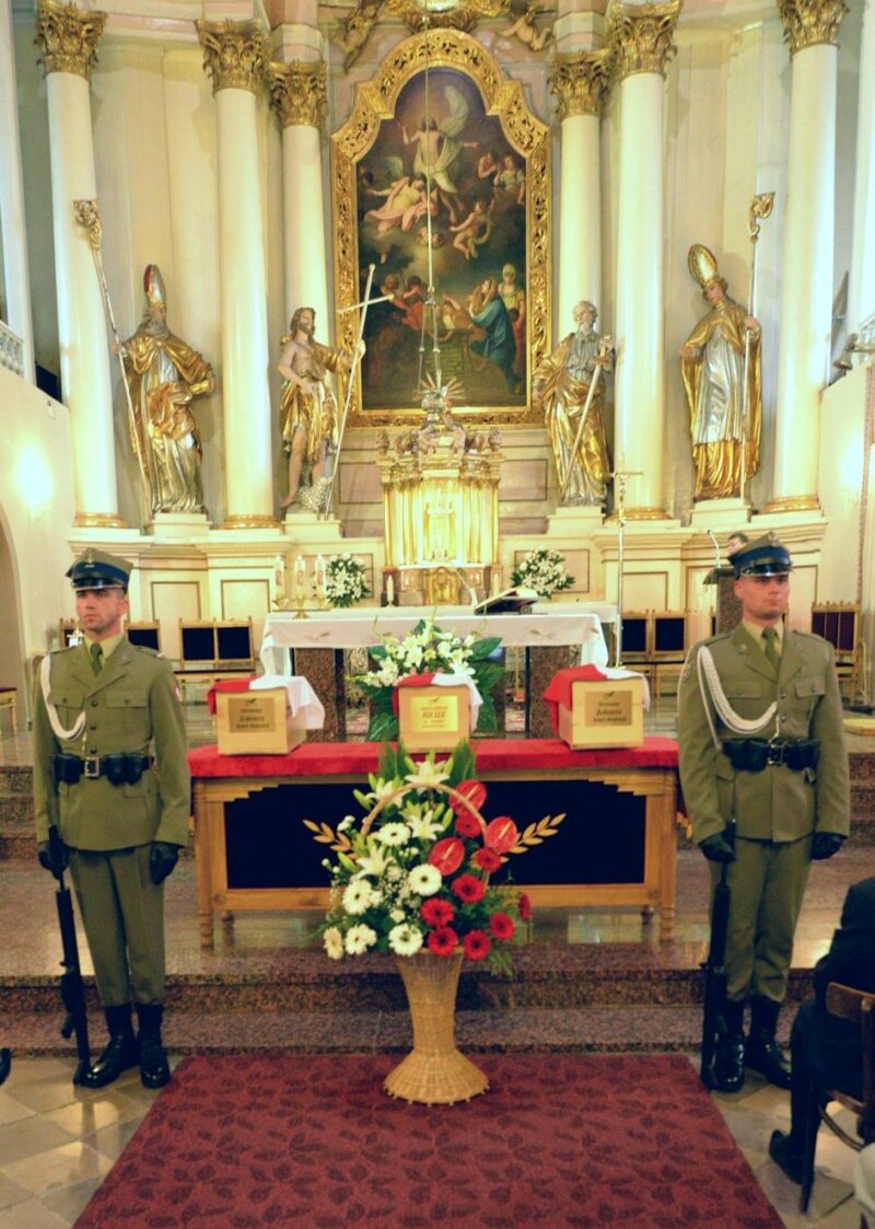 Funeral of the Home Army soldiers in Lithuania – Eišiškės, 8 September 2018. Photo: Michał Siemiński (IPN)