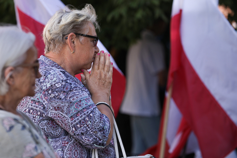 State burial for victims of German crimes – Chojnice, 2 September 2024; photo: M. Bujak (IPN)