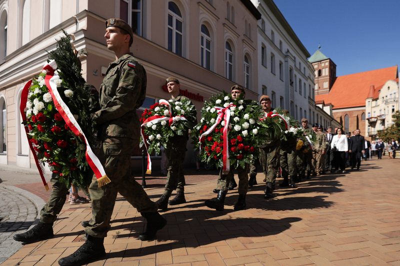 State burial for victims of German crimes – Chojnice, 2 September 2024; photo: M. Bujak (IPN)