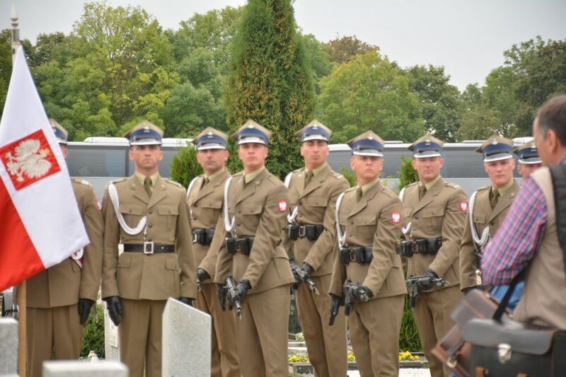 Funeral of the Home Army soldiers in Lithuania – Eišiškės, 8 September 2018. Photo: Michał Siemiński (IPN)
