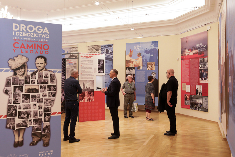 Opening of "The Path and Legacy: History of the Moszoro Family" exhibition, Warsaw – 4 September; photo: M. Bujak (IPN)