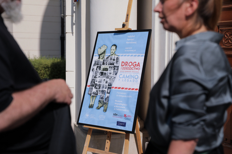 Opening of "The Path and Legacy: History of the Moszoro Family" exhibition, Warsaw – 4 September; photo: M. Bujak (IPN)