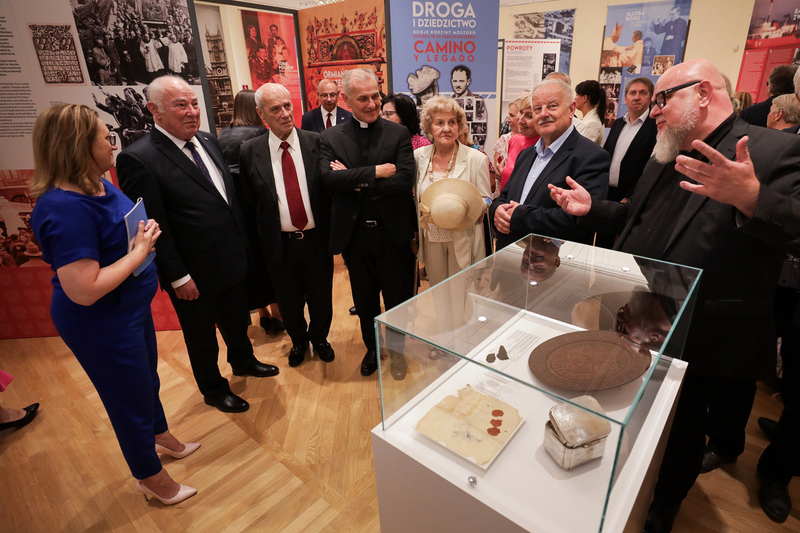 Opening of "The Path and Legacy: History of the Moszoro Family" exhibition, Warsaw – 4 September; photo: M. Bujak (IPN)