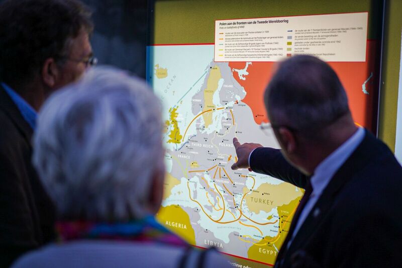 The opening of the "Trails of Hope. The Odyssey of Freedom" exhibition in Breda – 4 September 2024; photo: M. Niegocki (IPN)