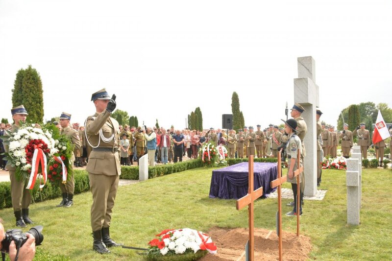 Funeral of the Home Army soldiers in Lithuania – Eišiškės, 8 September 2018. Photo: Michał Siemiński (IPN)