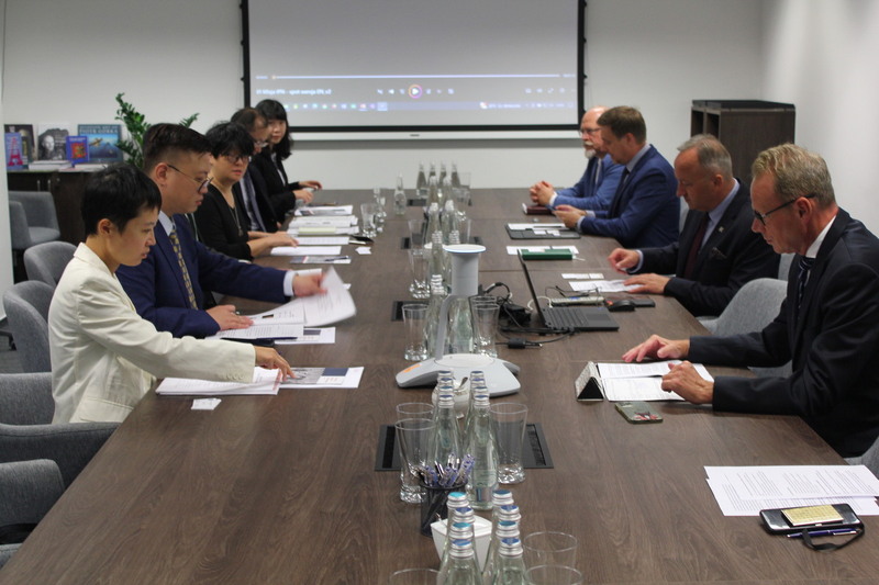 Representatives of the government of the Republic of China (Taiwan) visited the Institute of National Remembrance – 2 September 2024; photo: S. Bardski (IPN)