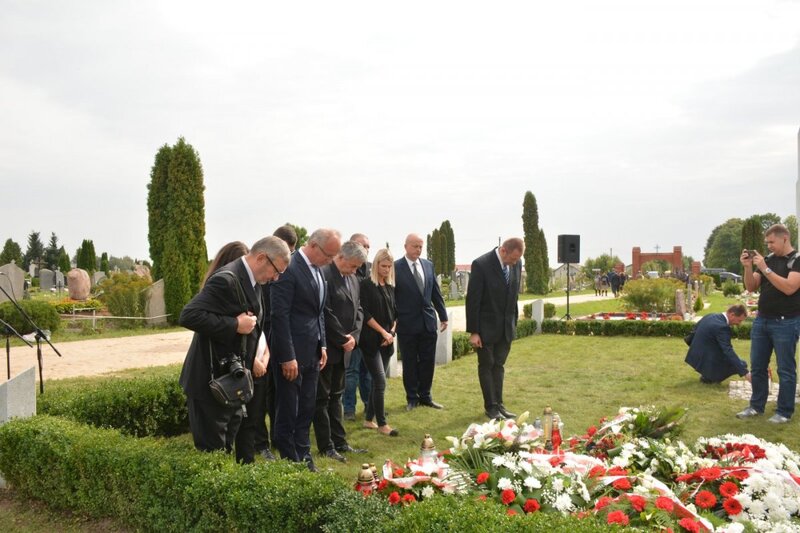 Funeral of the Home Army soldiers in Lithuania – Eišiškės, 8 September 2018. Photo: Michał Siemiński (IPN)