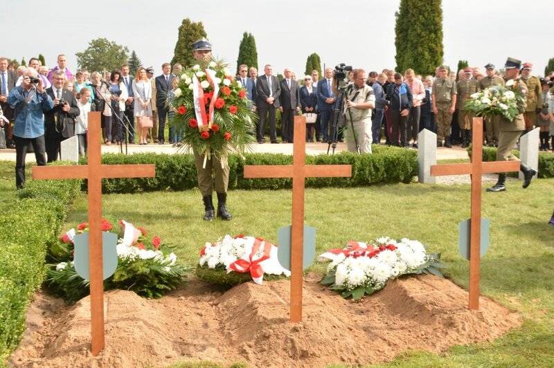 Funeral of the Home Army soldiers in Lithuania – Eišiškės, 8 September 2018. Photo: Michał Siemiński (IPN)