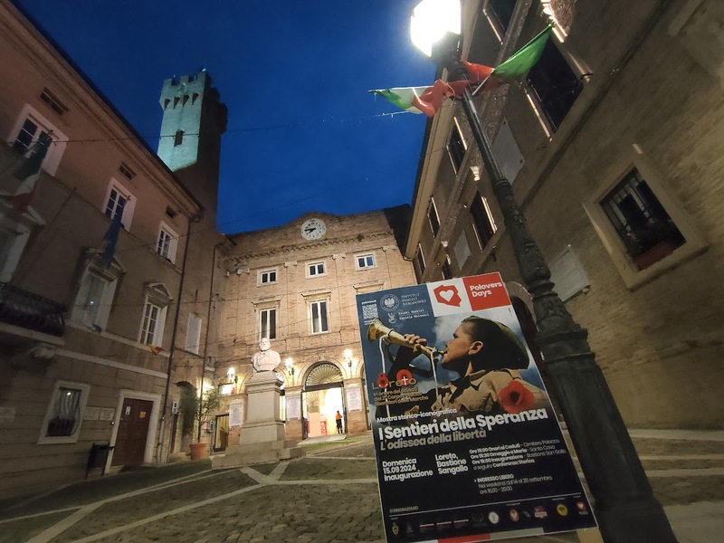 The opening of the IPN “Trails of Hope. The Odyssey of Freedom” exhibition in Loreto (Italy); Photo: Marco Vittorio Radici The opening of the IPN “Trails of Hope. The Odyssey of Freedom” exhibition in Loreto (Italy); Photo: Marco Vittorio Radici