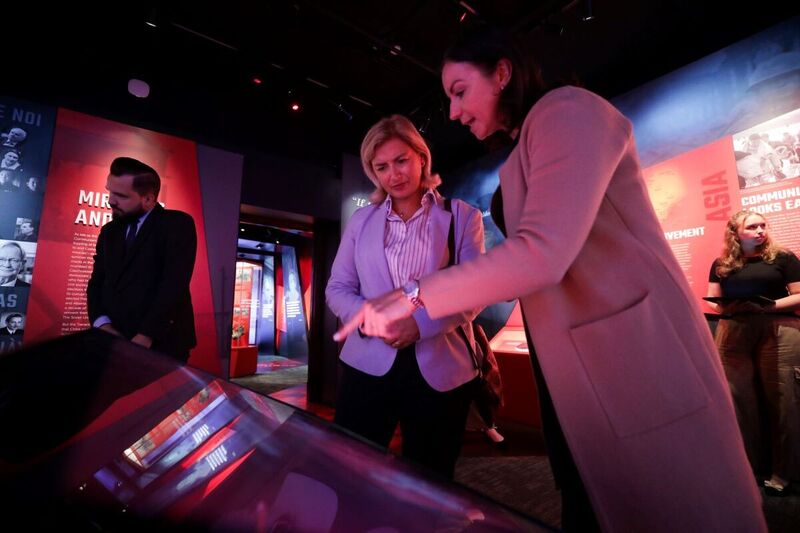 The IPN delegation at the Victims of Communism Memorial Foundation – Washington, 19 September 2024; photo: M. Bujak (IPN)