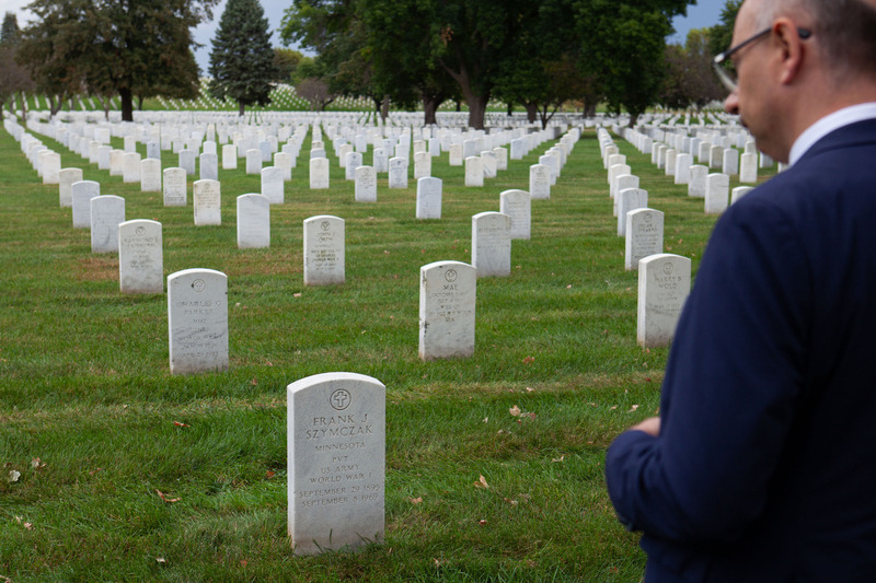 We have commemorated the heroic pilots of the Boeing B-17 aircraft Photo: Jakub Nadstwny, IPN