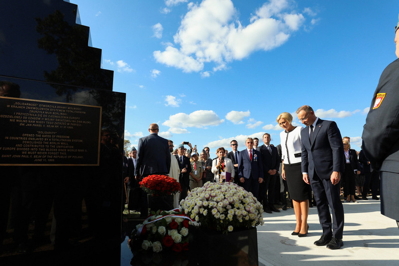 The ceremonial unveiling of a Monument to the Heroes of the Fight for Independence after 1945 and ‘Solidarity, 22 September 2024, Doylestown USA,
Photo: Mikołaj Bujak IPN