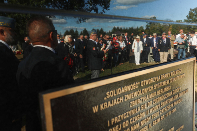 The ceremonial unveiling of a Monument to the Heroes of the Fight for Independence after 1945 and ‘Solidarity, 22 September 2024, Doylestown USA,
Photo: Mikołaj Bujak IPN