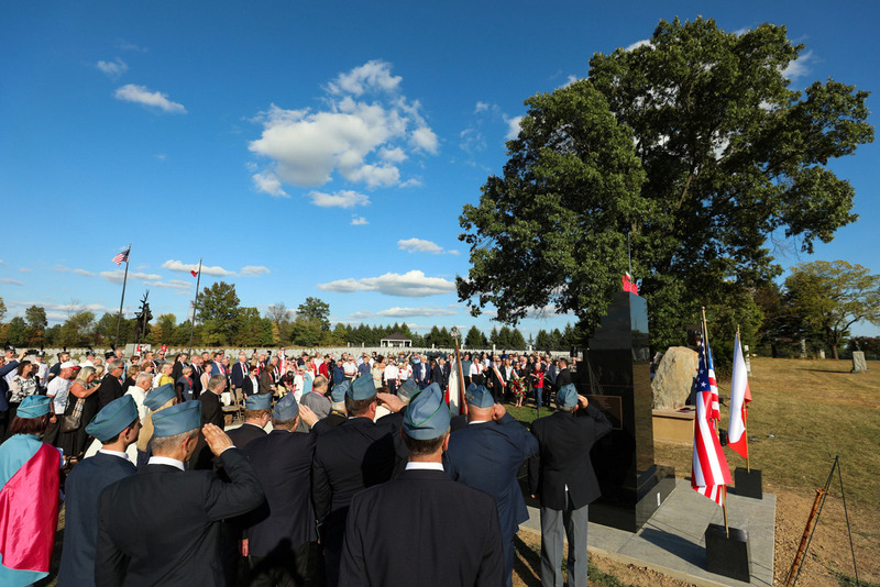 The ceremonial unveiling of a Monument to the Heroes of the Fight for Independence after 1945 and ‘Solidarity, 22 September 2024, Doylestown USA,
Photo: Mikołaj Bujak IPN
