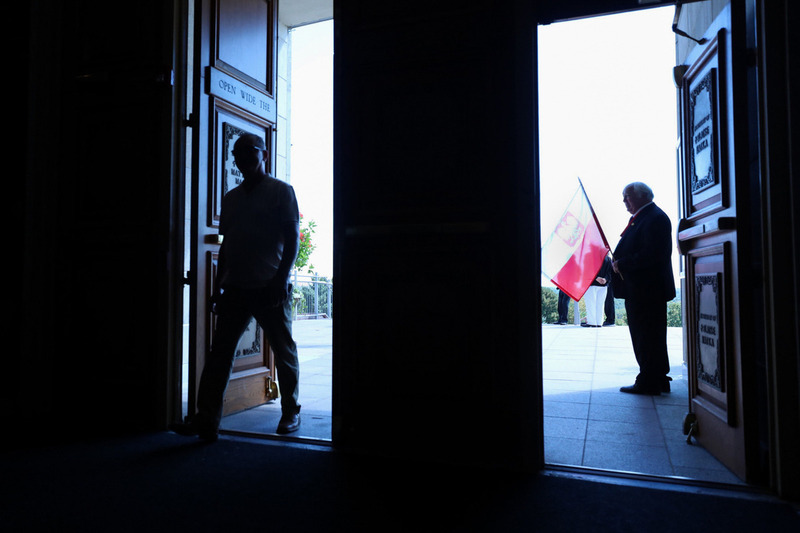 The ceremonial unveiling of a Monument to the Heroes of the Fight for Independence after 1945 and ‘Solidarity, 22 September 2024, Doylestown USA Photo: Mikołaj Bujak, IPN