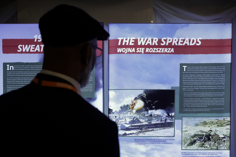 "Trails of Hope. The Odyssey of Freedom" exhibition and the Ambassador of Polish History awards presented in London, UK – 7 October 2024; photo: M. Bujak (IPN)