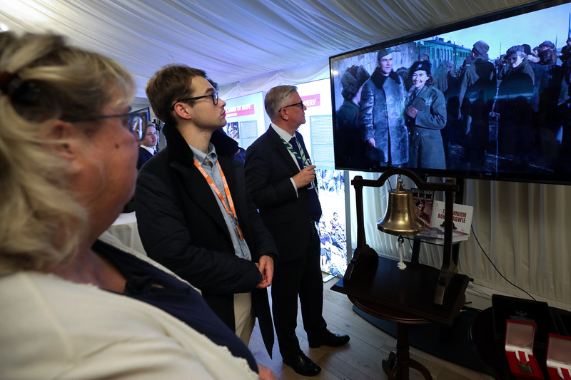 "Trails of Hope. The Odyssey of Freedom" exhibition and the Ambassador of Polish History awards presented in London, UK – 7 October 2024; photo: M. Bujak (IPN)