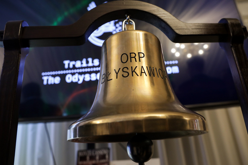 The bell from the legendary destroyer ORP Błyskawica; photo: M. Bujak (IPN)