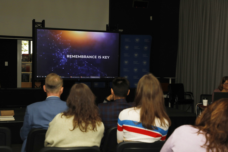 Study visit of a group of German trainees in the Warsaw's IPN History Point – 10 October 2024; photo: P. Życieński