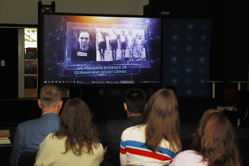 Study visit of a group of German trainees in the Warsaw's IPN History Point – 10 October 2024; photo: P. Życieński