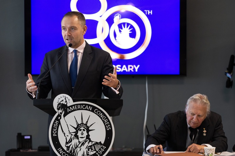 IPN President Karol Nawrocki at the Polish American Congress in Chicago, Photo: Mikołaj Bujak, IPN