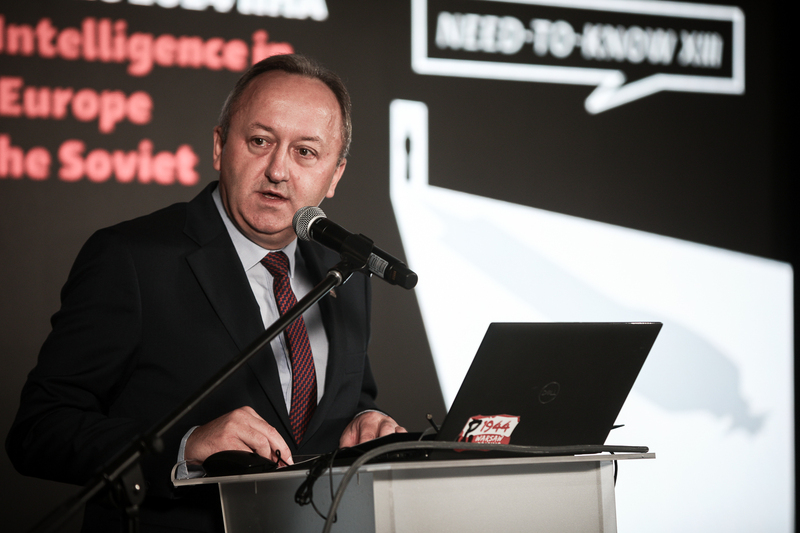 International Conference Need to Know XIII and the 2024 IIHA Annual Conference, Warsaw. IPN Deputy President Prof. Karol Polejowski; photo: S. Kasper (IPN)