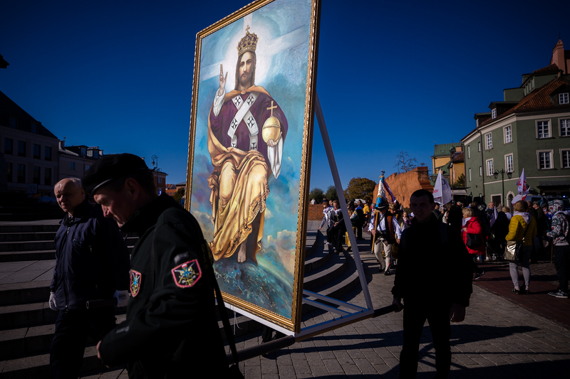 The 2nd National Papal March, Warsaw, 19 October 2024; photo: S. Kasper (IPN)