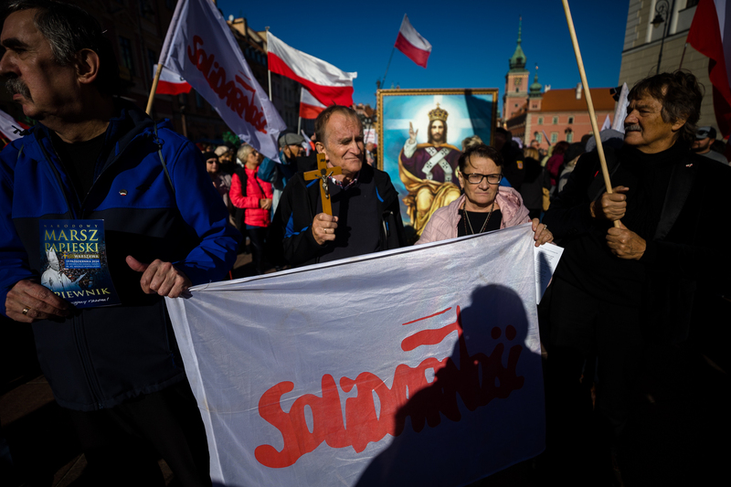 The 2nd National Papal March, Warsaw, 19 October 2024; photo: S. Kasper (IPN)