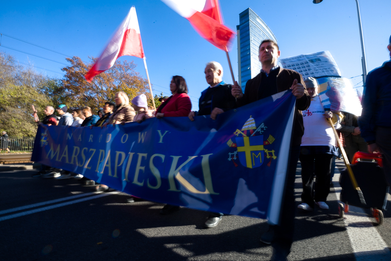The 2nd National Papal March, Warsaw, 19 October 2024; photo: S. Kasper (IPN)