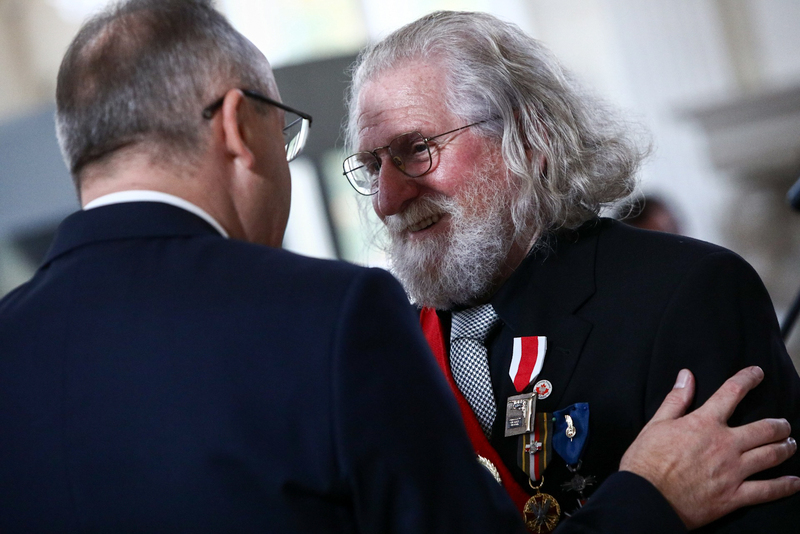 "Ambassador of Polish History”Award at the Royal Łazienki Park in Warsaw, 23 October 2024; photo: S. Kasper