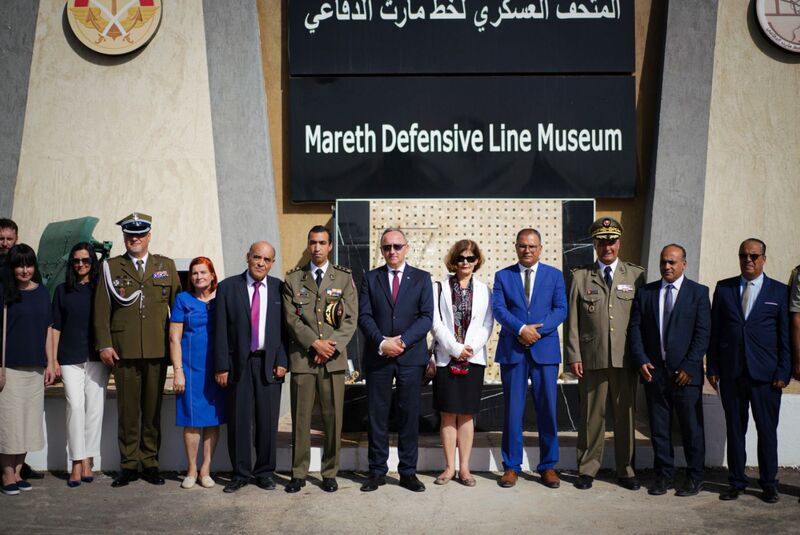 The IPN delegation honored the Polish pilots in Tunisia, 28 October 2024; photo: M. Niegowski (IPN)