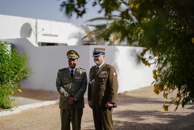 The IPN delegation honored the Polish pilots in Tunisia, 28 October 2024; photo: M. Niegowski (IPN)