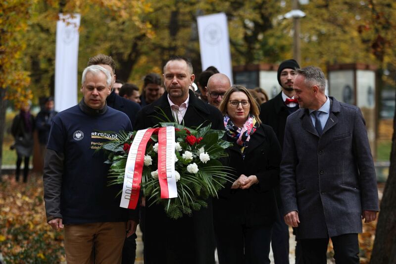 The Institute's “Personal losses and victims of repression under German occupation in 1939-1945” project and the straty.pl. database; photo: Mikołaj Bujak, IPN