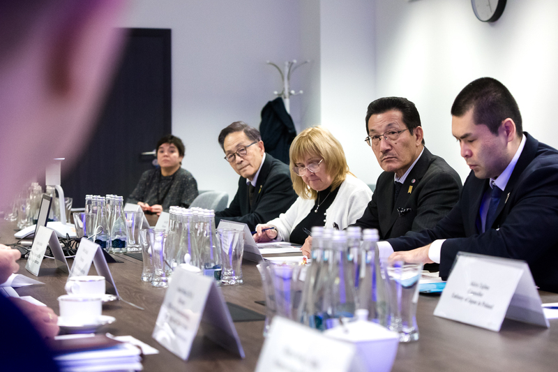 Japanese diplomats and representatives of the Kuril Islands Residents Association visited the Institute of National Remembrance, Warsaw 14 November 2024; photo: Sławek Kasper, IPN