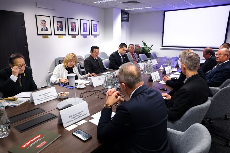 Japanese diplomats and representatives of the Kuril Islands Residents Association visited the Institute of National Remembrance, Warsaw 14 November 2024; photo: Sławek Kasper, IPN