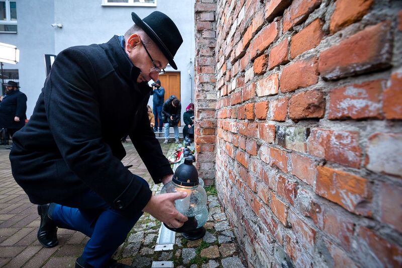 84th anniversary of the sealing off of the Warsaw ghetto, 15 November 2024; photo: S. Kasper (IPN)
