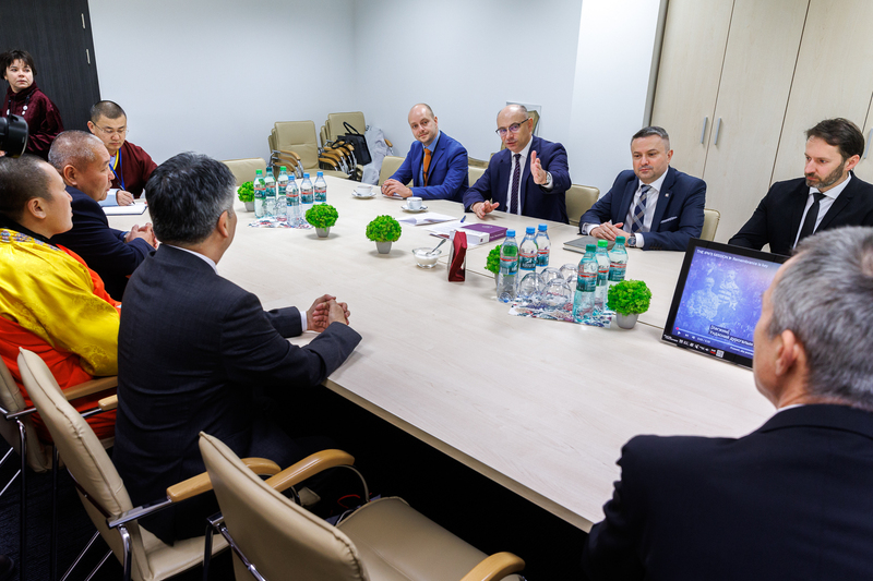 Visit of Mongolia's Supreme Head of Gandan Monastery at the Institute of National Remembrance – 21 January 2025; photo: S. Kasper