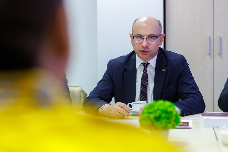 Visit of Mongolia's Supreme Head of Gandan Monastery at the Institute of National Remembrance – 21 January 2025; photo: S. Kasper